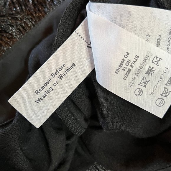 J. Crew Black Sleeveless Fringe hem Tank Top Size Small - Picture 11 of 11